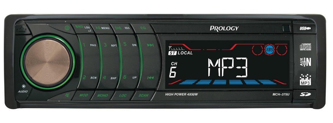 Изображение продукта PROLOGY MCH-375U cd/mp3 ресивер - 3