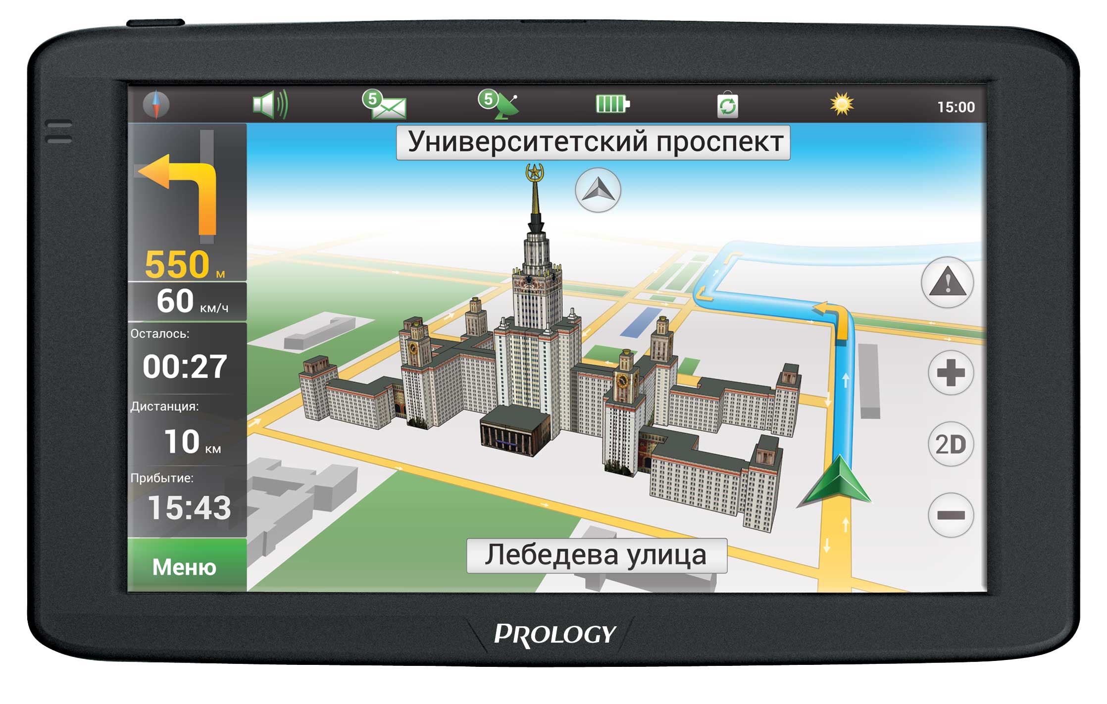Изображение продукта PROLOGY iMap-5020M портативная навигационная система - 3