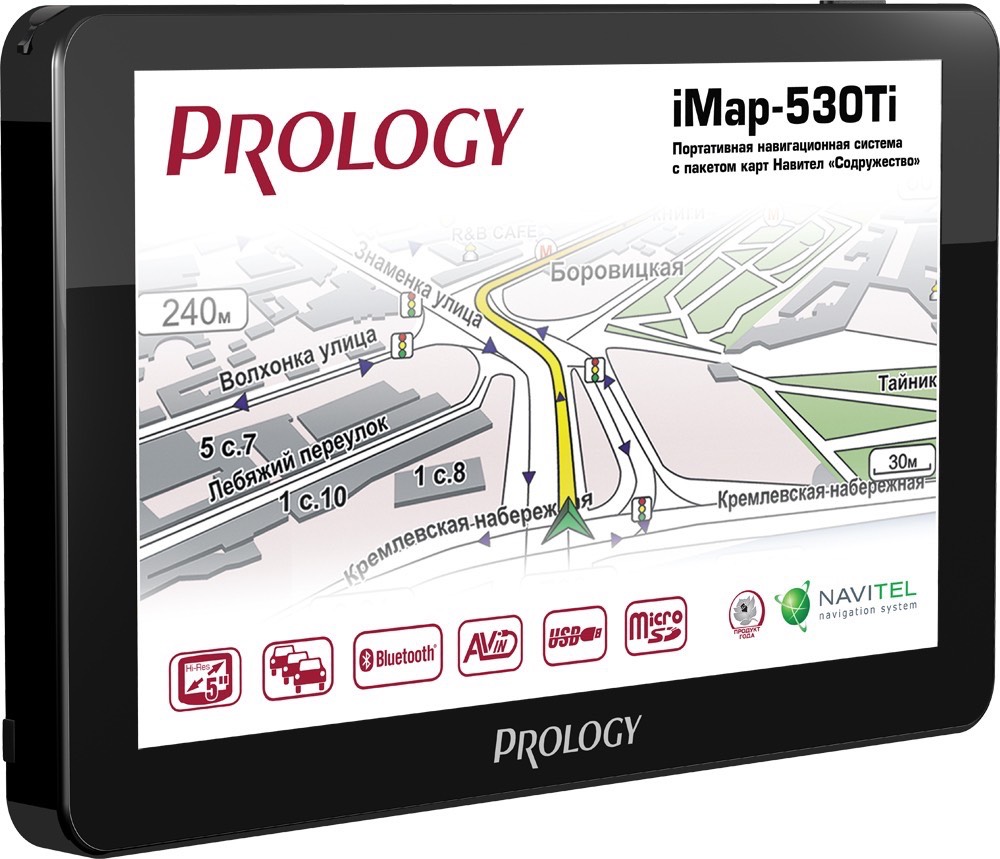 Изображение продукта PROLOGY iMap-530Ti портативная навигационная система - 1
