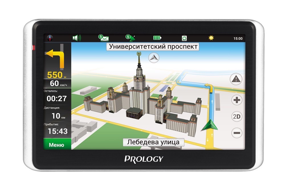 Изображение продукта PROLOGY iMap-5500 портативная навигационная система - 7
