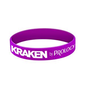 Миниатюра продукта Браслет силиконовый брендированный — KRAKEN by PROLOGY фиолетовый
