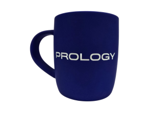 Изображение продукта Кружка с покрытием soft-touch брендированная - PROLOGY синяя